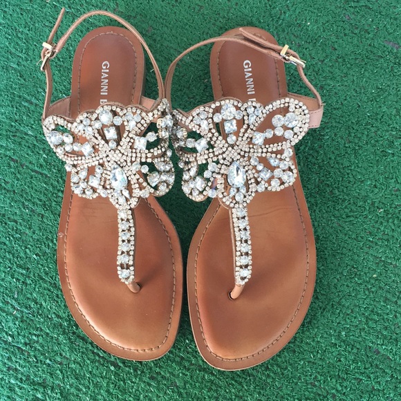 Gianni bini rhinestone sandals Clearance